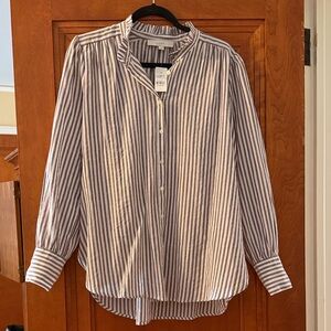 LOFT Women’s Striped Button Down